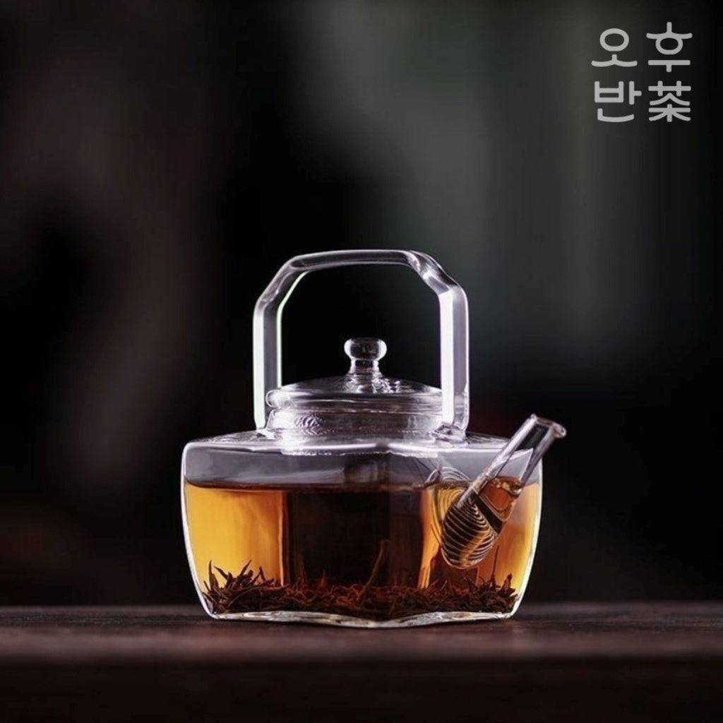 KOHGANE Korean Teapot Teacup Strainer Glass - Tea Ritual Object