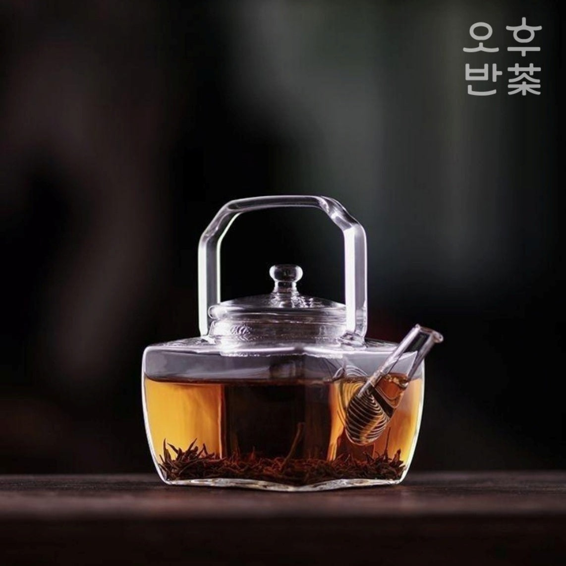 KOHGANE Korean Teapot Teacup Strainer Glass - Tea Ritual Object