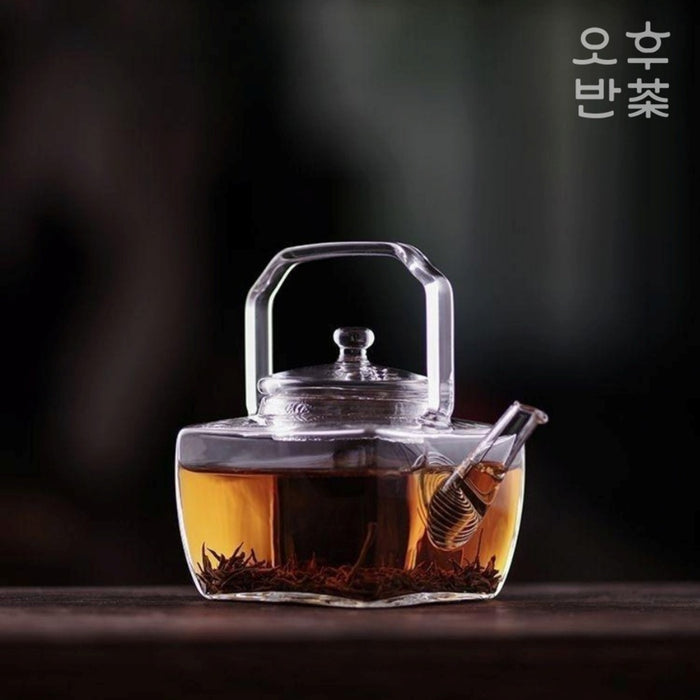 KOHGANE Korean Teapot Teacup Strainer Glass - Tea Ritual Object