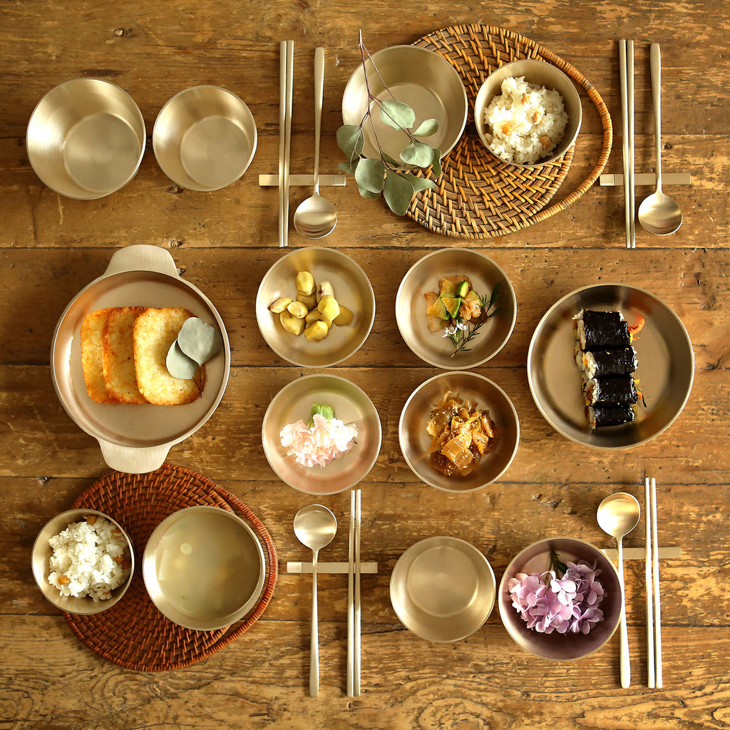 Notdam Bangjja Brass Modern Dinnerware Set for 2 - view 2