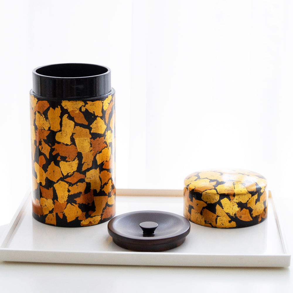 Insadong Craft Korean Decorative Object - Gold Mountain Box - view 6