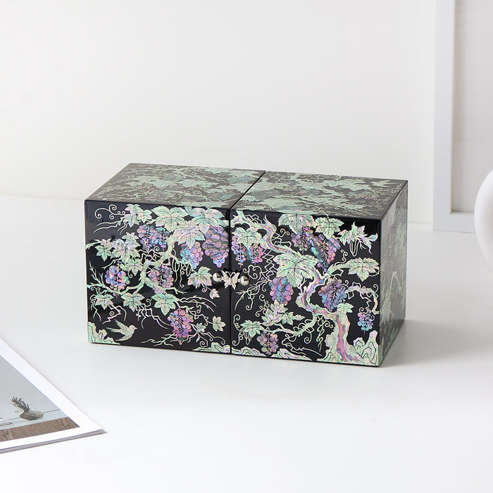 Najeon Mother-of-Pearl Twin-Lid Box