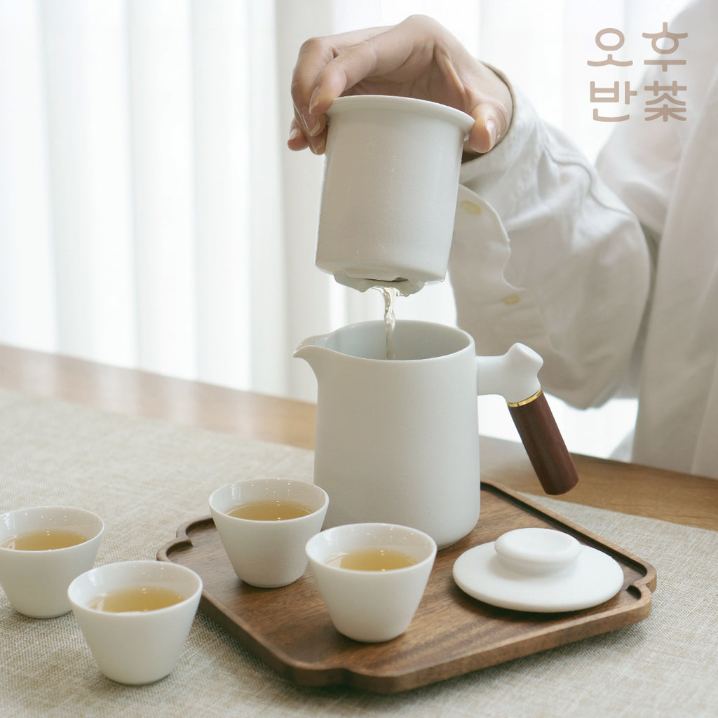 KOHGANE Korean Teapot Teacup Ceramic Portable - Tea Ritual Object - view 5