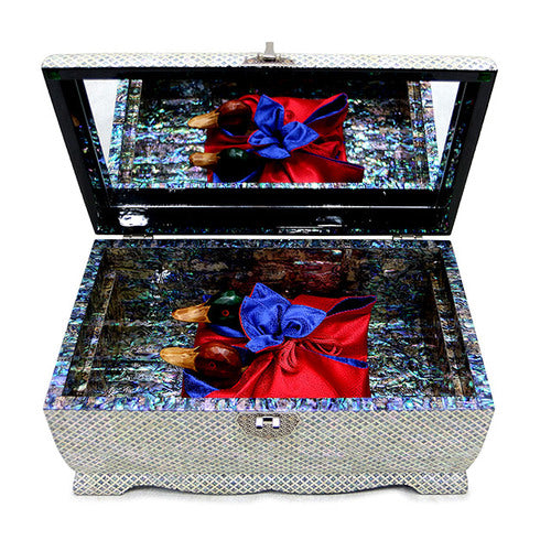 Najeon Mother-of-Pearl Jewelry Box - 2 - Tier, Large - view 8