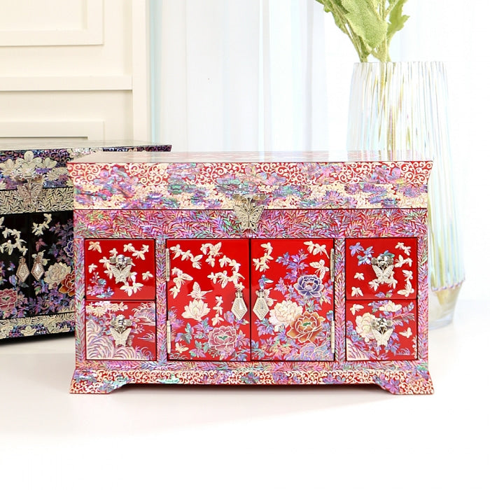 Najeon Mother-of-Pearl Jewelry Box - Peony - view 2