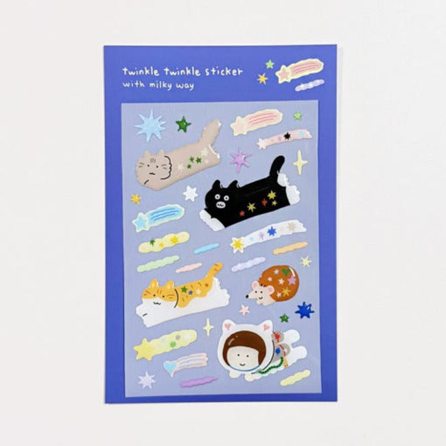 Inside Object Sticker — 반짝 반짝 스티커_은하수