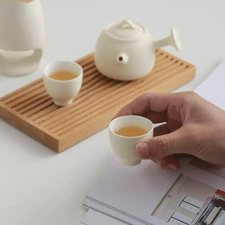 KOHGANE Korean Tea Ceremony Teacup Ceramic - Tea Ritual Object - view 3