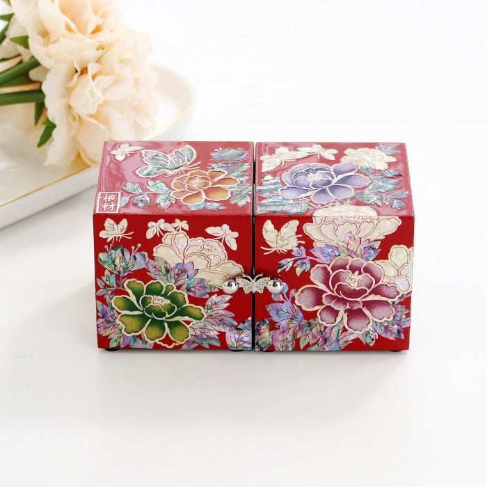 Najeon Mother-of-Pearl Jewelry Box - Peony, Small (by Kim Young - man) - view 3