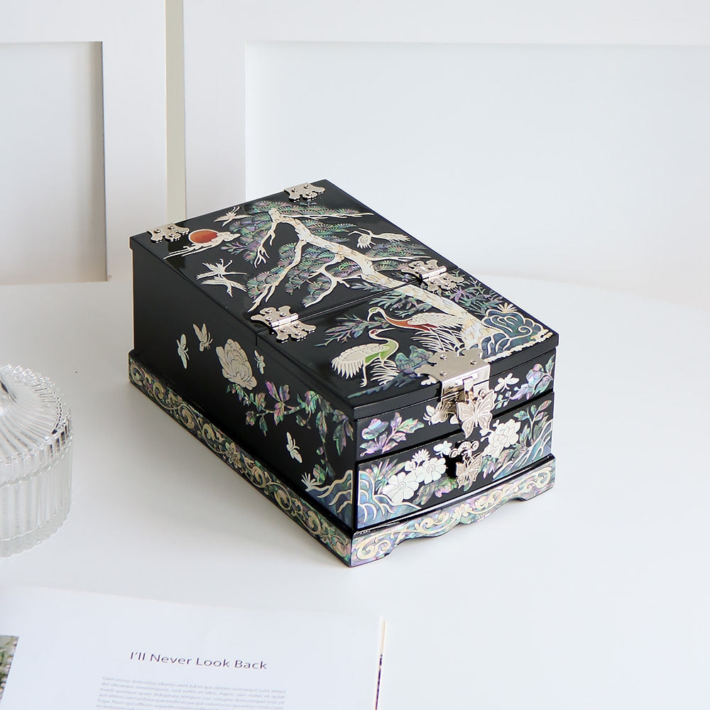 Najeon Mother-of-Pearl Jewelry Box - Peony (IX) - view 6