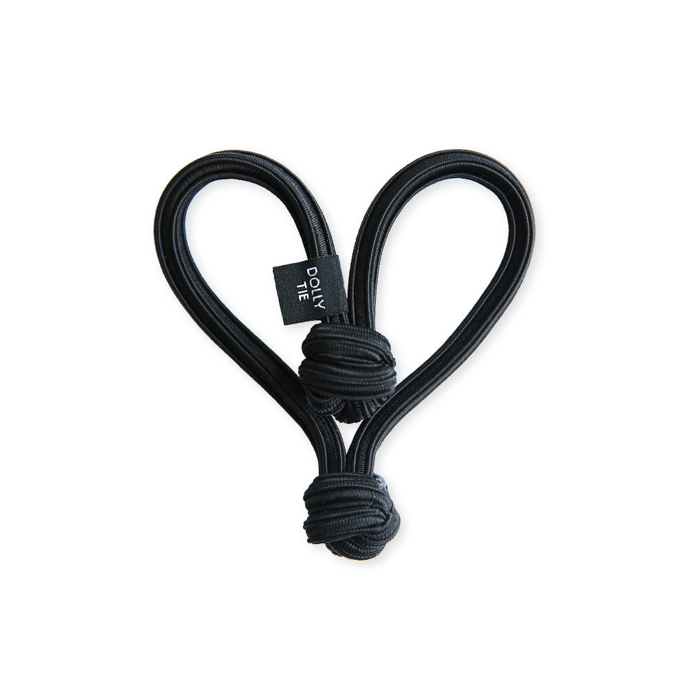 Dolly Tie Korean Hair Accessory - Black - view 6
