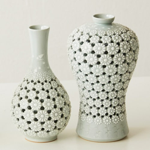 Korean Object - Chrysanthemum, White (III) - view 2