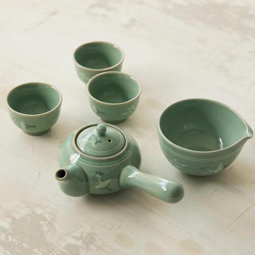 Korean Object - Crane & Cloud, Blue, Gift Set (III) - view 5