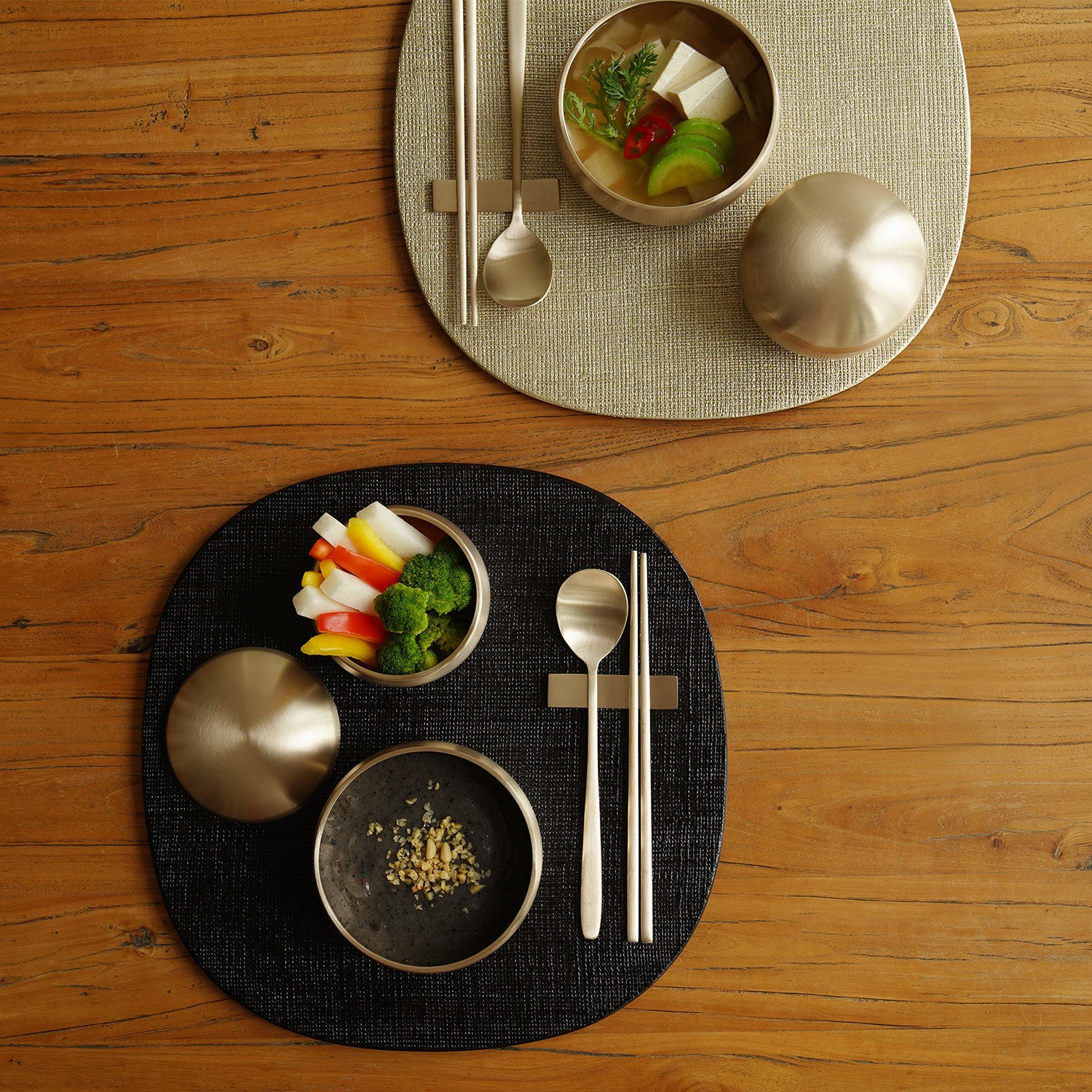 Notdam Bangjja Brass Dinnerware Set for 4 - Luster - view 3
