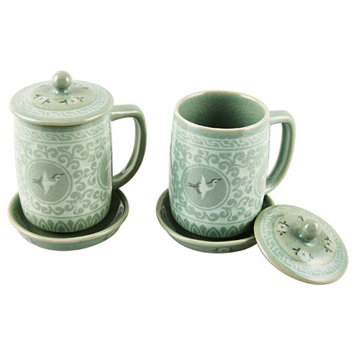 Korean Object - Crane & Cloud, Blue, Gift Set - view 4