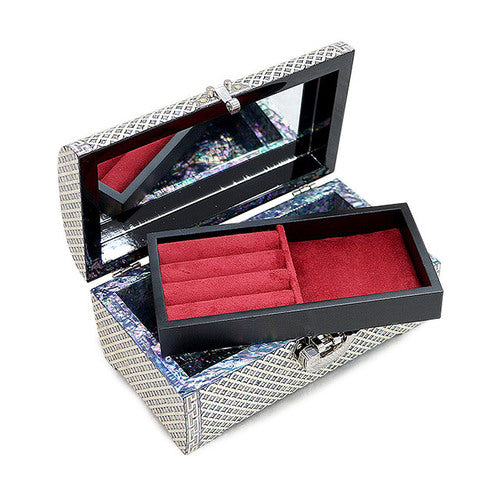Najeon Mother-of-Pearl Jewelry Box - 2 - Tier (IV) - view 7