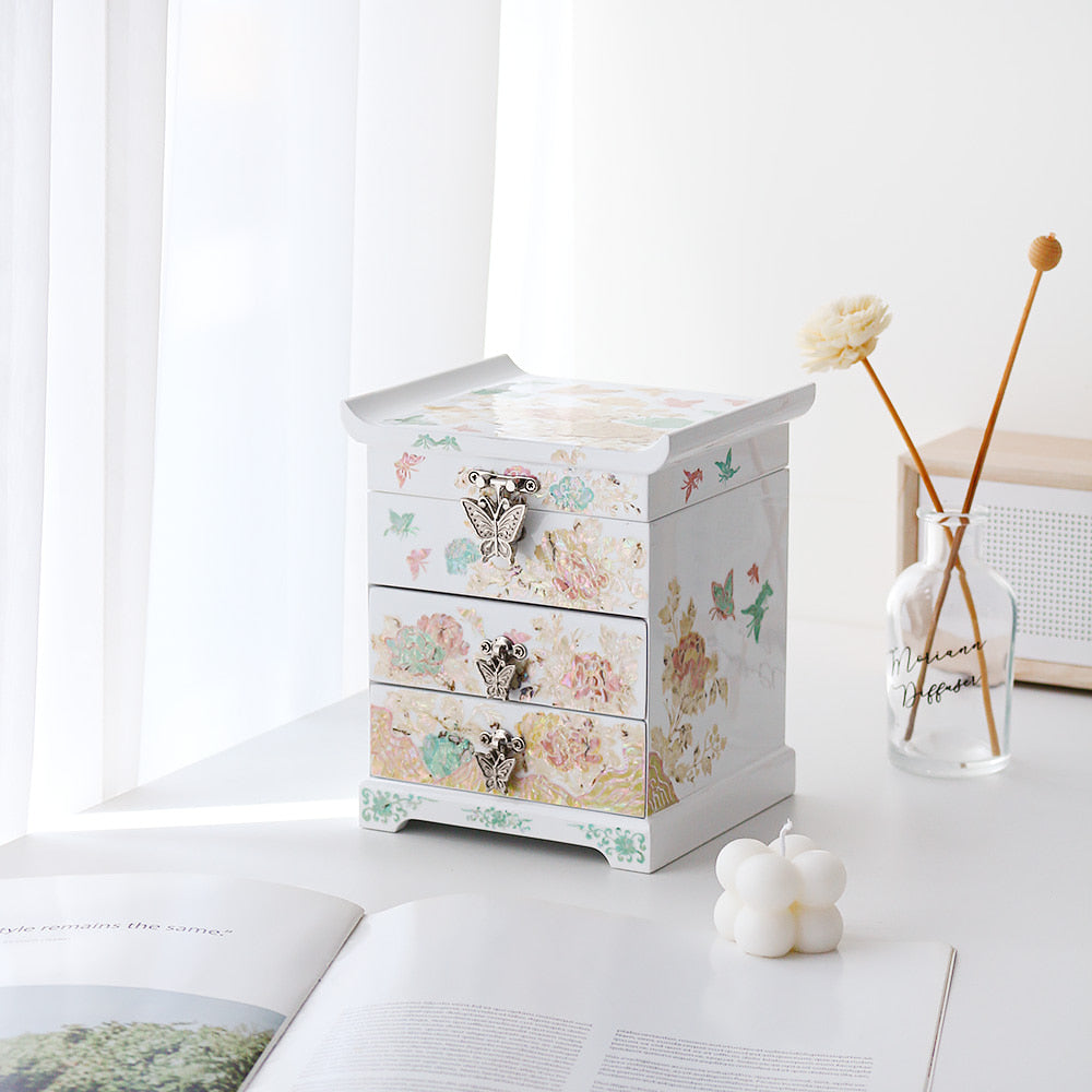 Najeon Mother-of-Pearl Jewelry Box - Peony 11cm - view 6