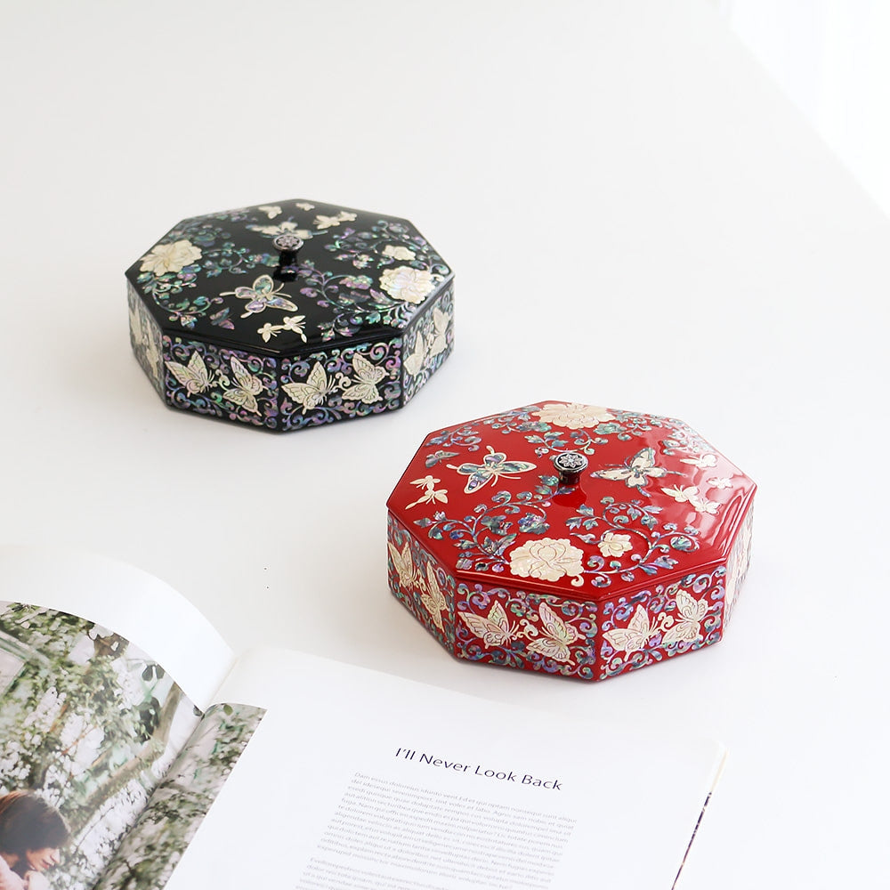 Najeon Mother-of-Pearl Keepsake Box - Butterfly - view 2