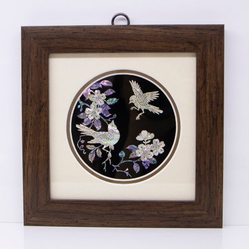 Najeon Mother-of-Pearl Mother-of-Pearl Frame - Plum Blossom, Small
