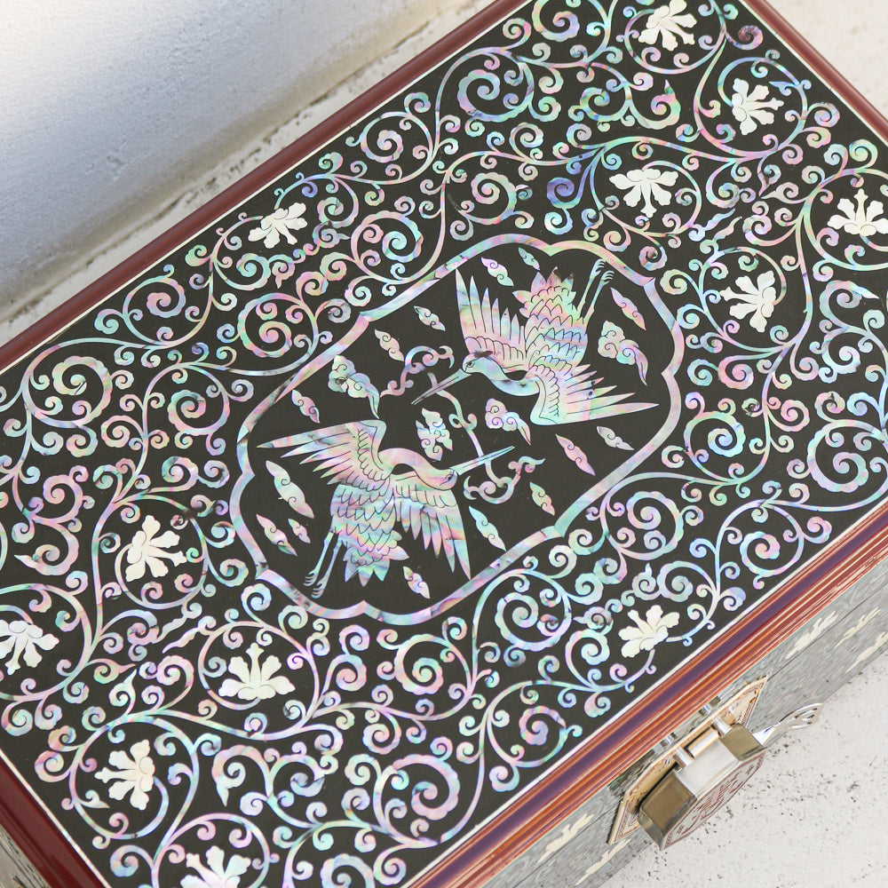 Najeon Mother-of-Pearl Jewelry Box - Arabesque 40cm - view 3