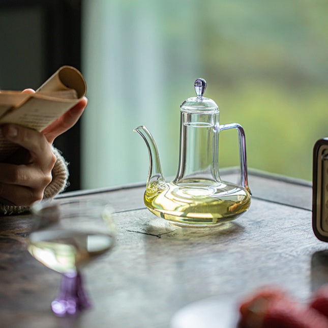 KOHGANE Korean Teapot Glass Heatproof - Tea Ritual Object - view 2