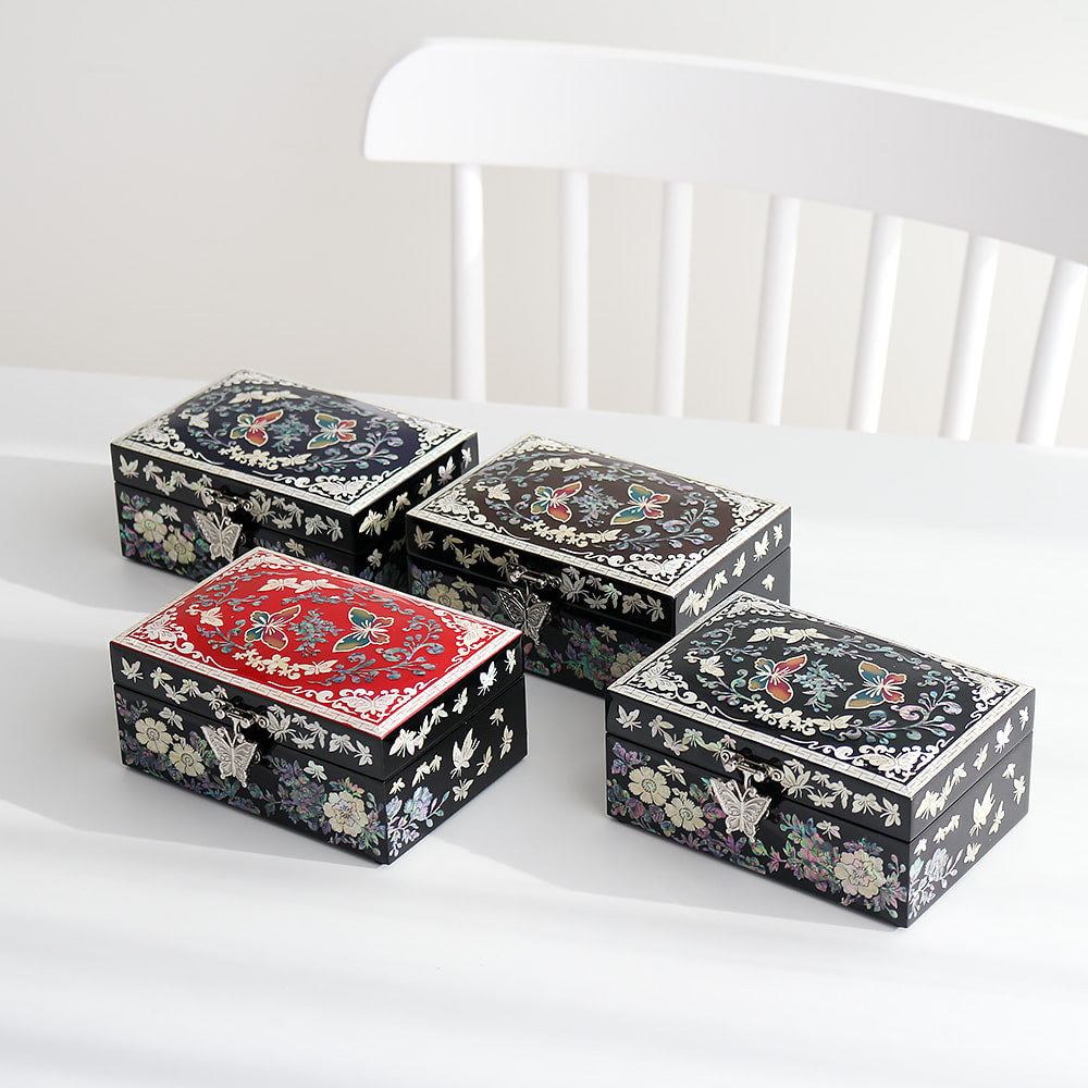 Najeon Mother-of-Pearl Jewelry Box - Butterfly 14cm