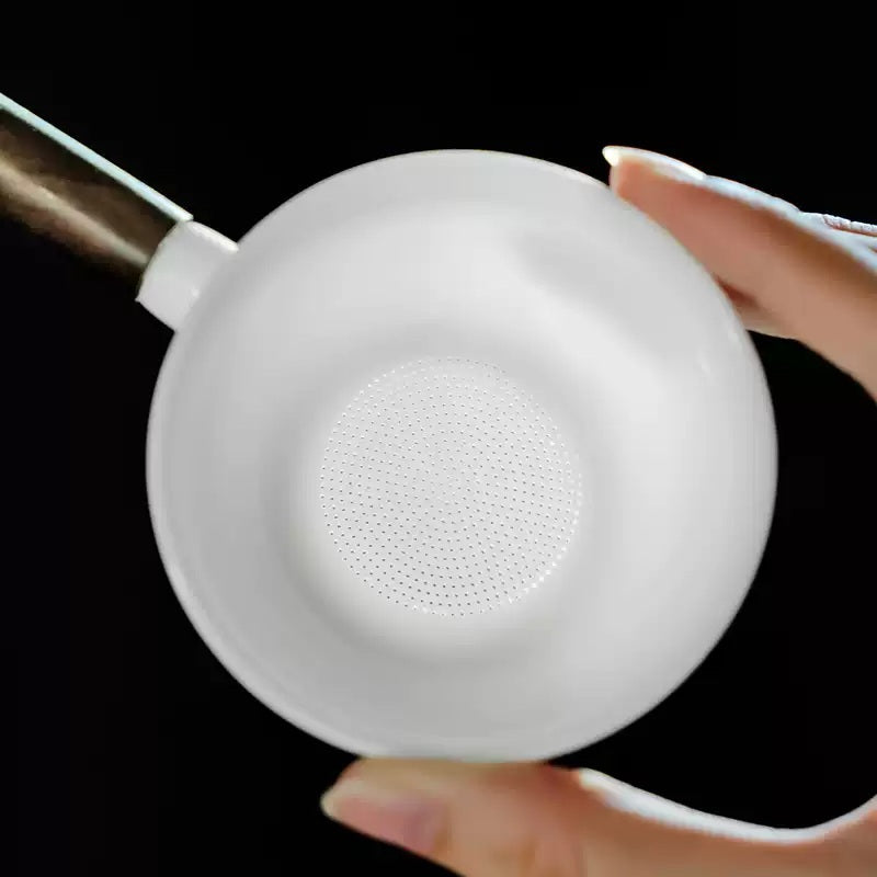 KOHGANE Korean Strainer Ceramic - Tea Ritual Object - view 4