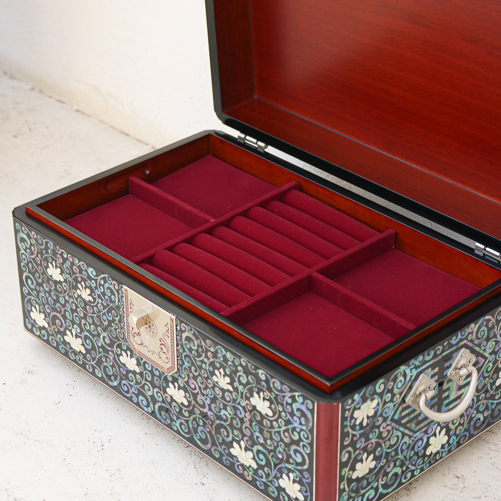 Najeon Mother-of-Pearl Jewelry Box - Arabesque 40cm - view 7