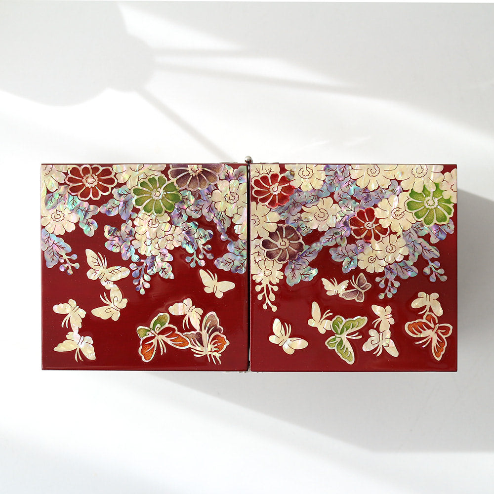 Najeon Mother-of-Pearl Mother-of-Pearl Frame - Crane & Pine, Large - view 7