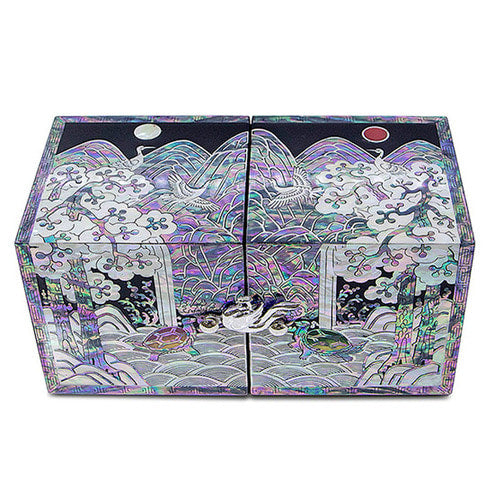 Insadong Craft Korean Mother-of-Pearl Lacquerware - Handmade Seoul Design No.9 - view 4