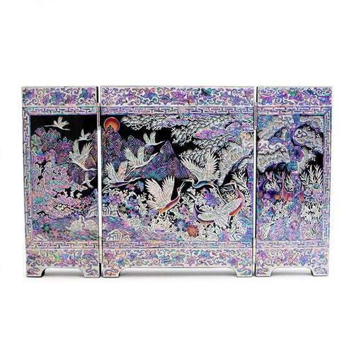 Insadong Craft Korean Mother-of-Pearl Lacquerware - Handmade Seoul Design No.1 - view 5