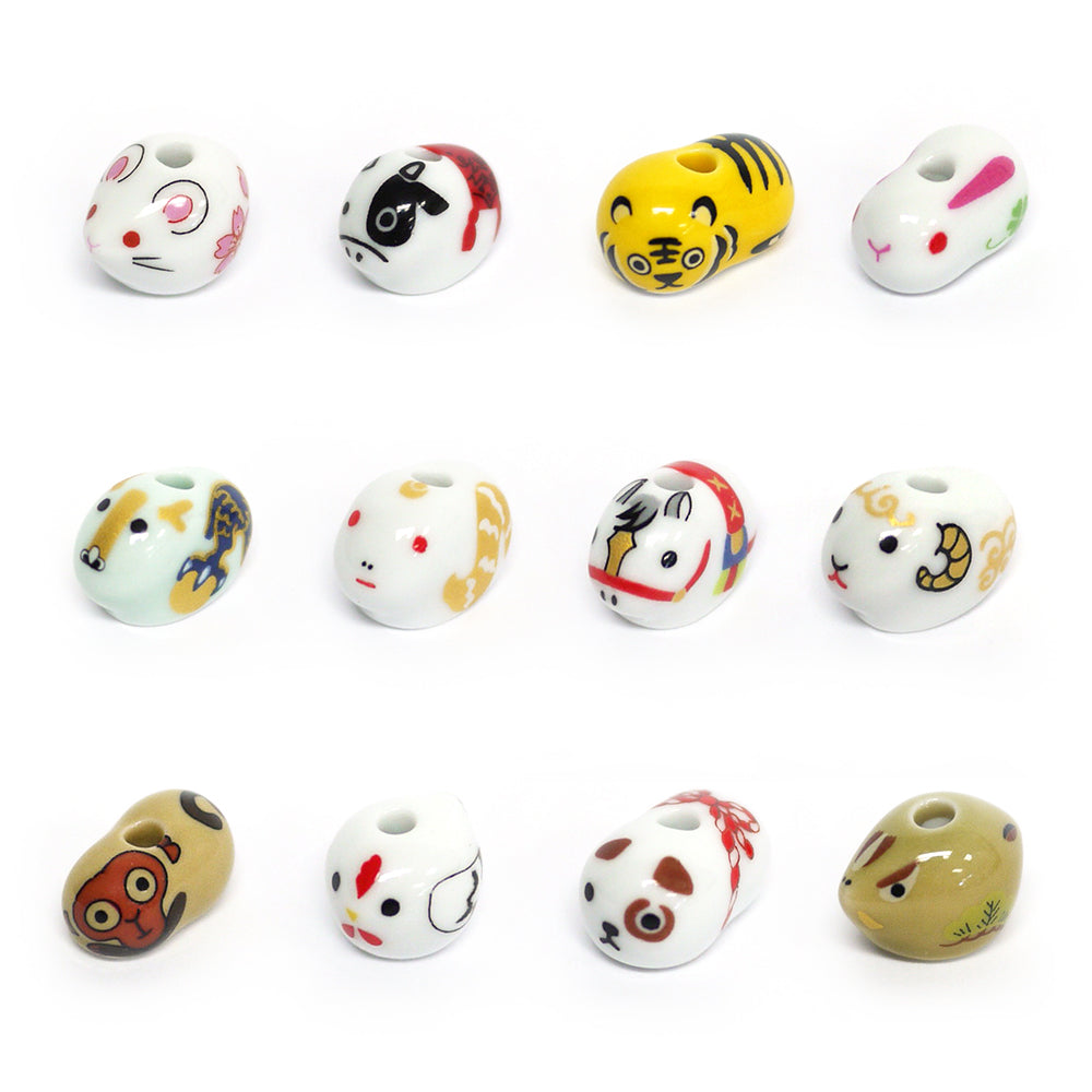 Nippon Kodo ARITA CHINESE ZODIAC INCENSE HOLDER SET- 1 each of all 12