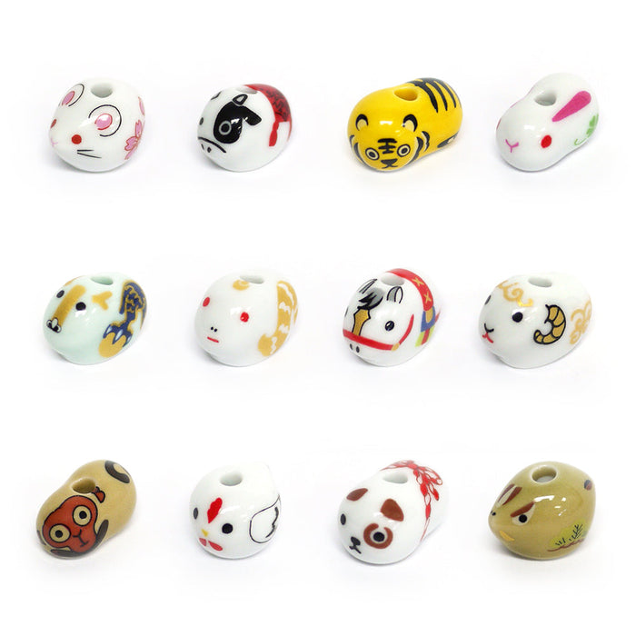 Nippon Kodo ARITA CHINESE ZODIAC INCENSE HOLDER SET- 1 each of all 12