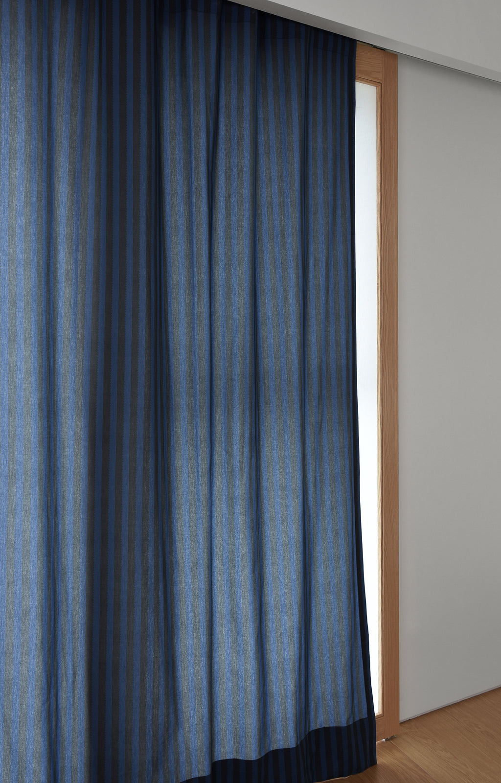 Kitty Bunny Pony Blue Notch Curtain
