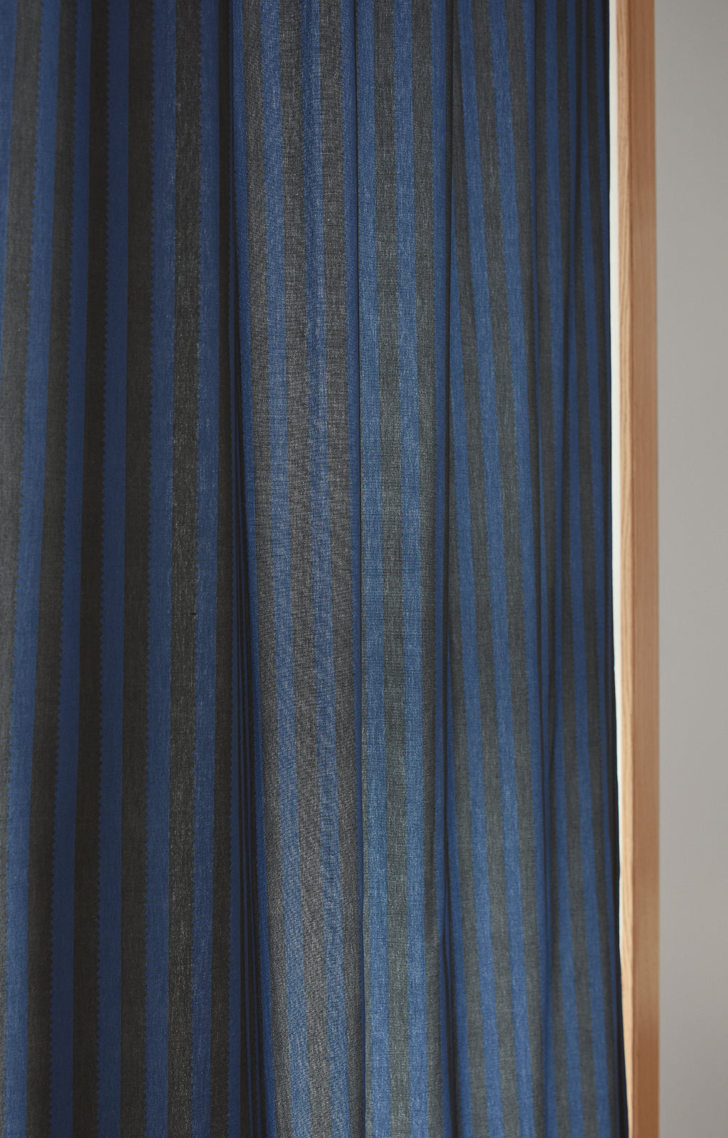 Kitty Bunny Pony Blue Notch Curtain