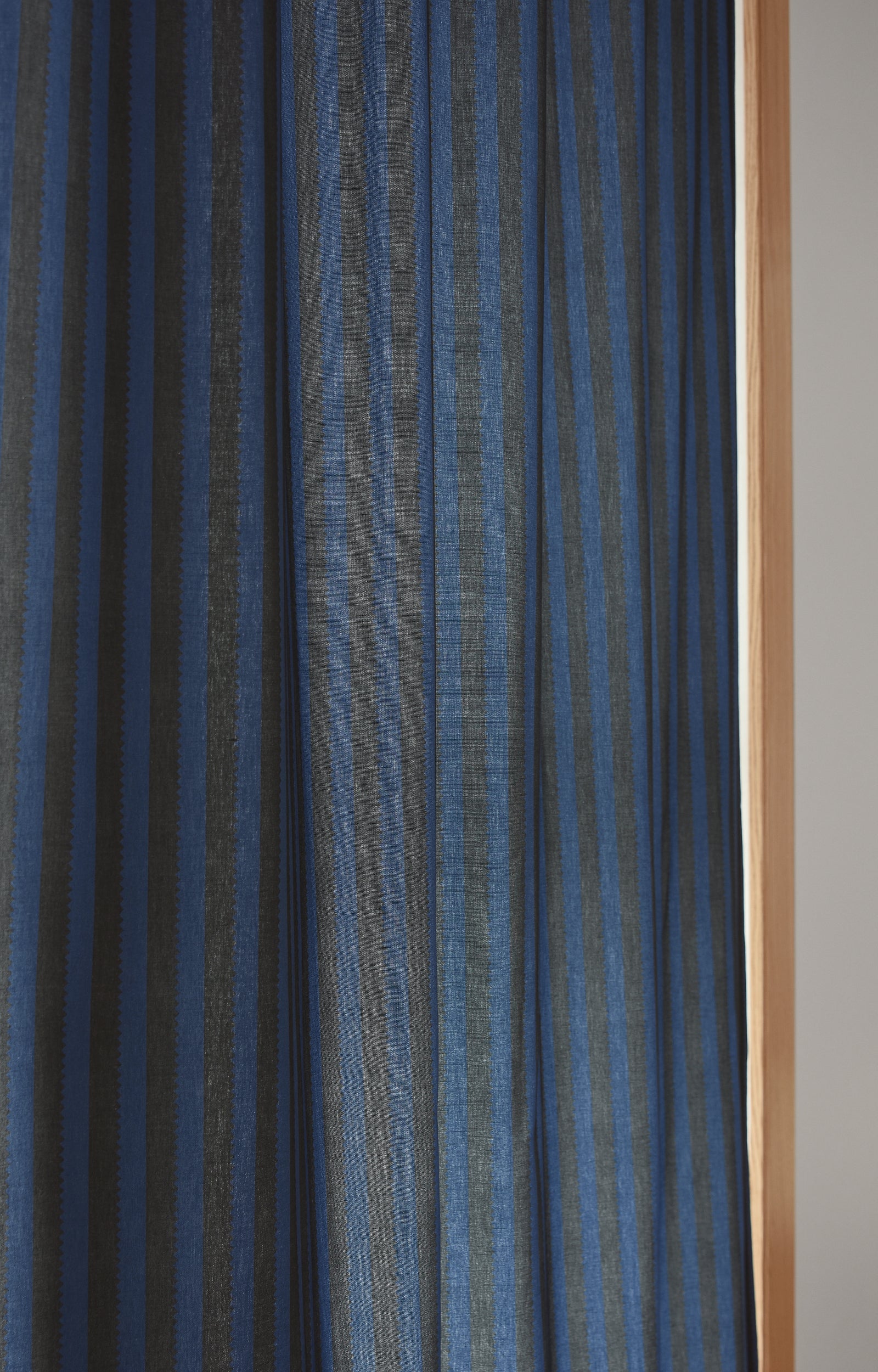Kitty Bunny Pony Blue Notch Curtain