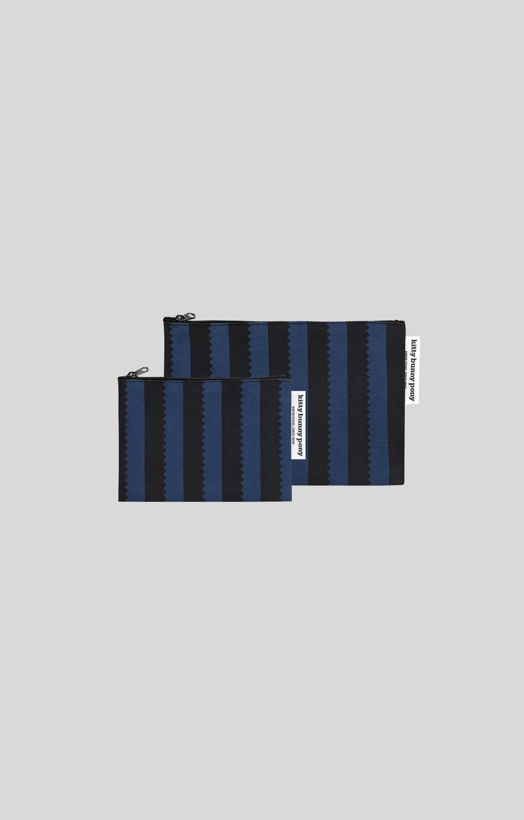 Kitty Bunny Pony Blue Notch Pouch