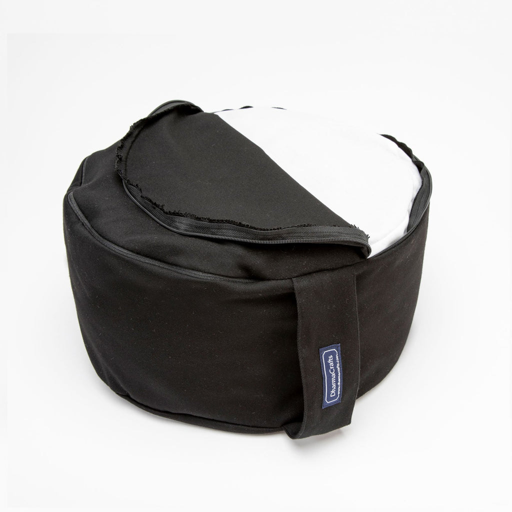 DharmaCrafts Sunbrella Outdoor Buckwheat Hull Zafu - view 6