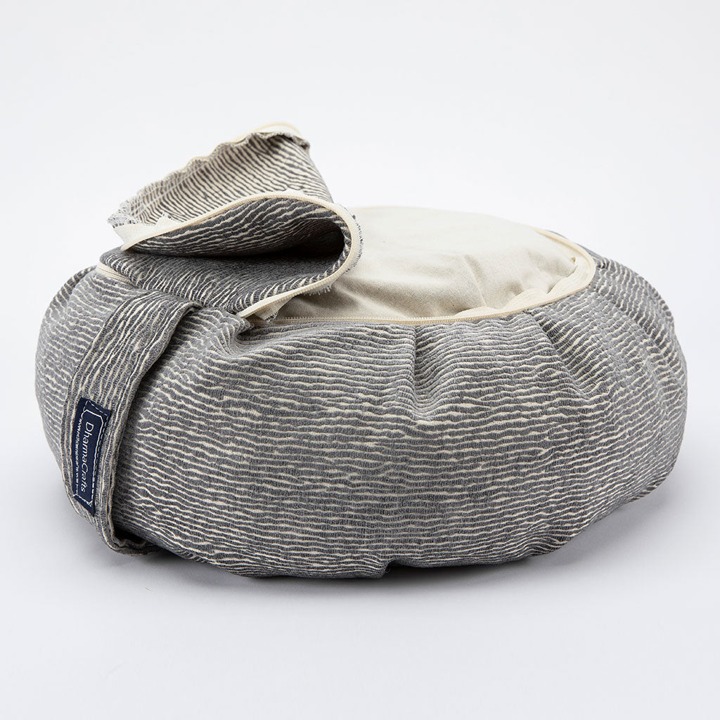 DharmaCrafts Stone Garden Buckwheat Hull Zafu - view 7