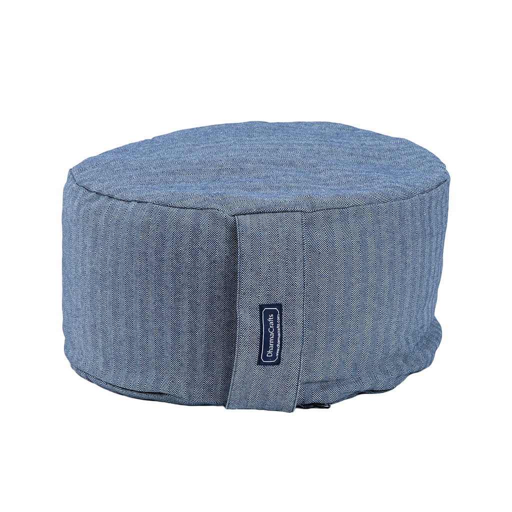 DharmaCrafts Denim Buckwheat Hull Zafu - view 8