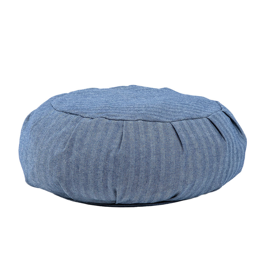 DharmaCrafts Denim Buckwheat Hull Zafu - view 4