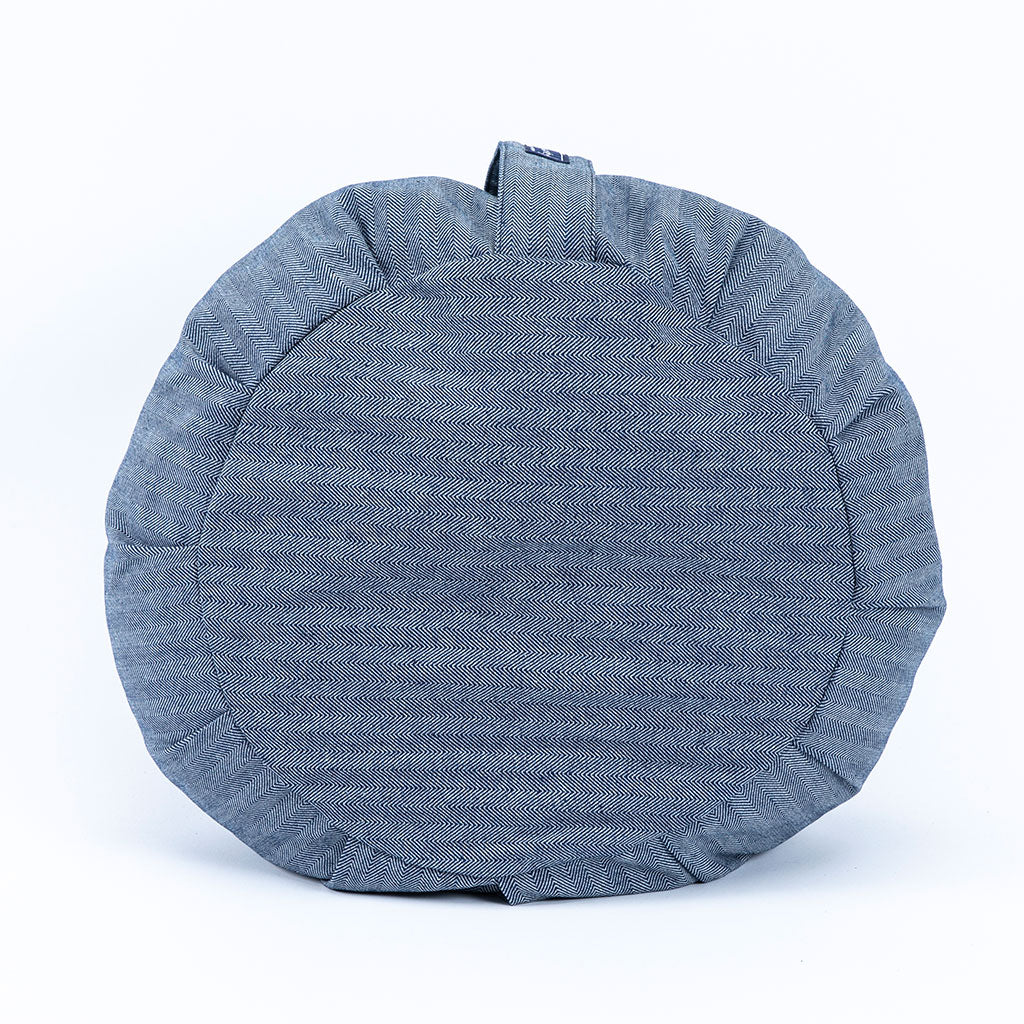 DharmaCrafts Denim Buckwheat Hull Zafu - view 5