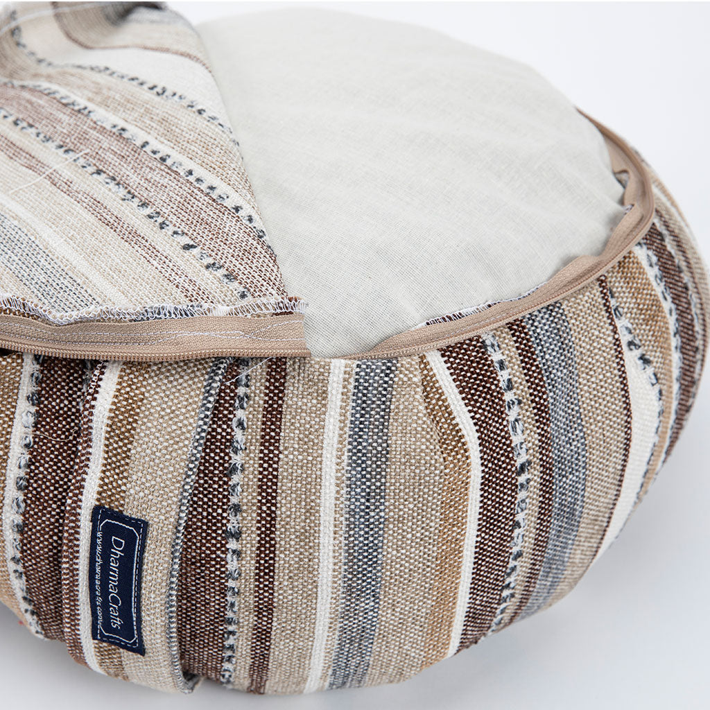 DharmaCrafts Mineral Stripe Zafu Zabuton Set - view 7