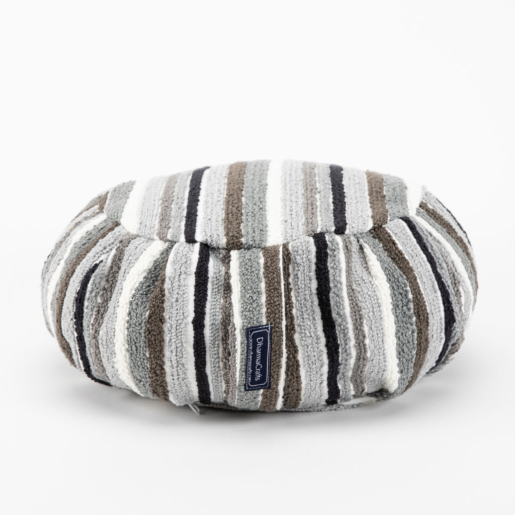 DharmaCrafts Textured Stripe Buckwheat Hull Zafu - view 5