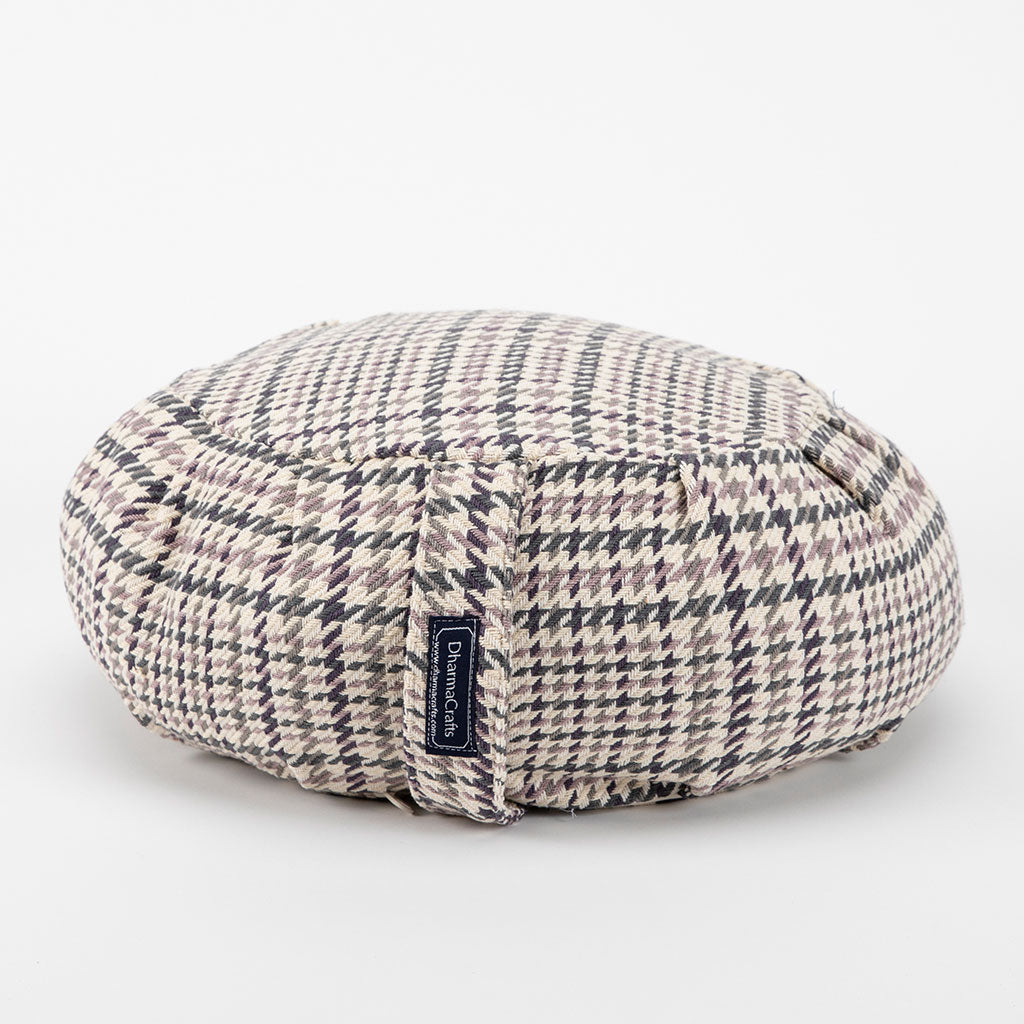 DharmaCrafts Houndstooth Plaid Zafu Zabuton Set - view 3