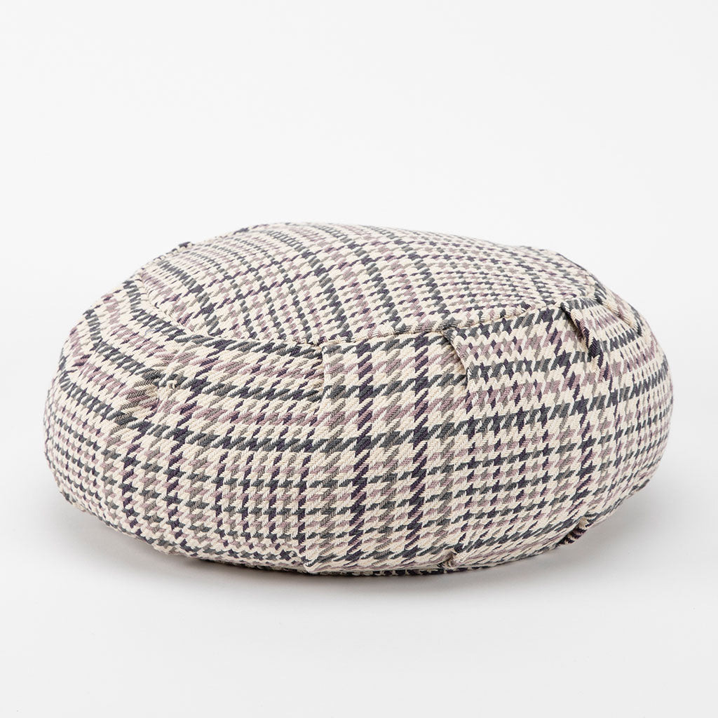 DharmaCrafts Houndstooth Plaid Buckwheat Hull Zafu - view 4