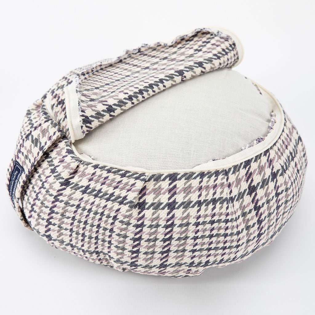 DharmaCrafts Houndstooth Plaid Zafu Zabuton Set - view 7