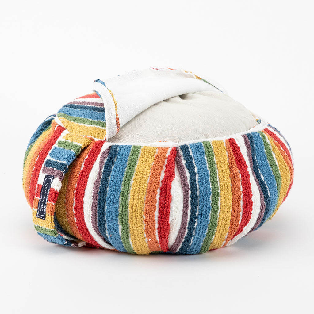 DharmaCrafts Textured Stripe Zafu Zabuton Set - view 6