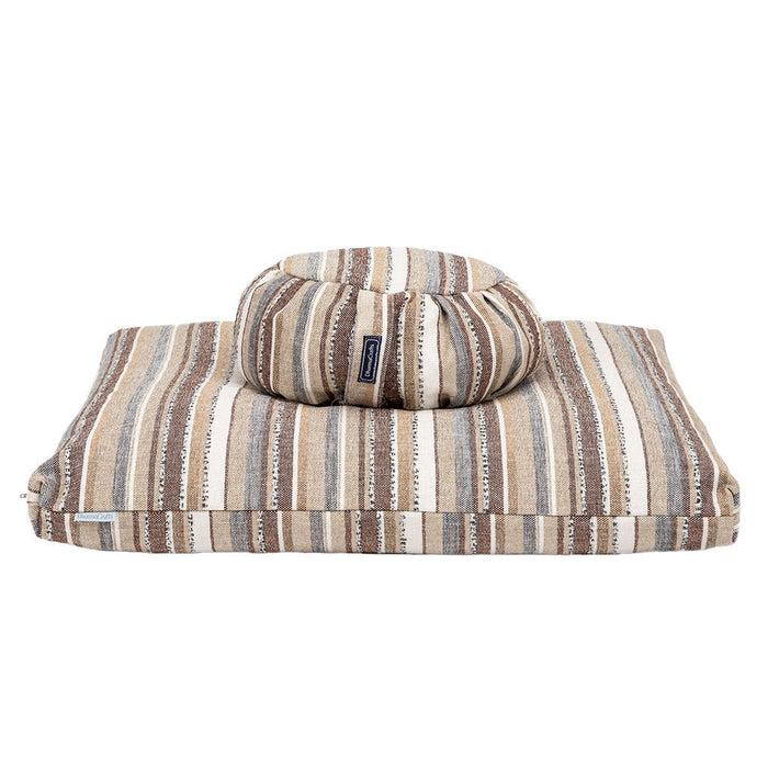 DharmaCrafts Mineral Stripe Zafu Zabuton Set