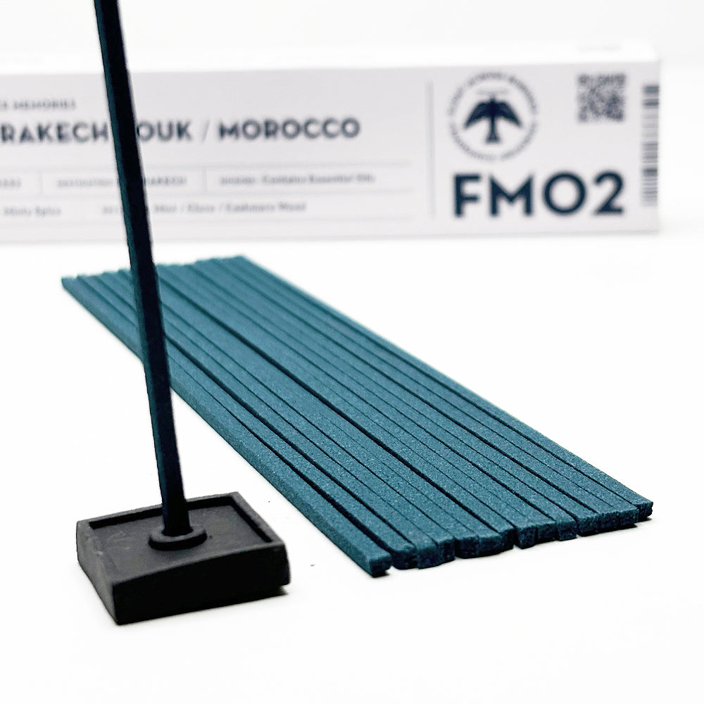 Nippon Kodo FRAGRANCE MEMORIES - FM 02 Marrakech Souk / Morocco 15 sticks (Mint, Clove, Cashmere Wood)
