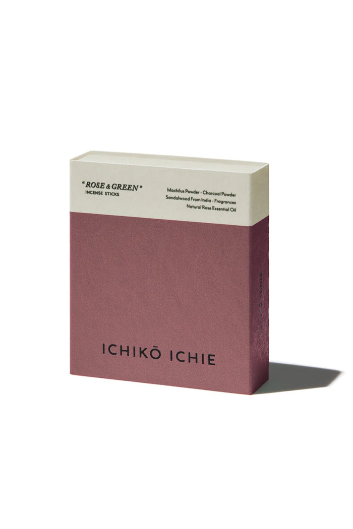 ICHIKŌ ICHIE ICHIK ICHIE Premium Incense Rose & Green